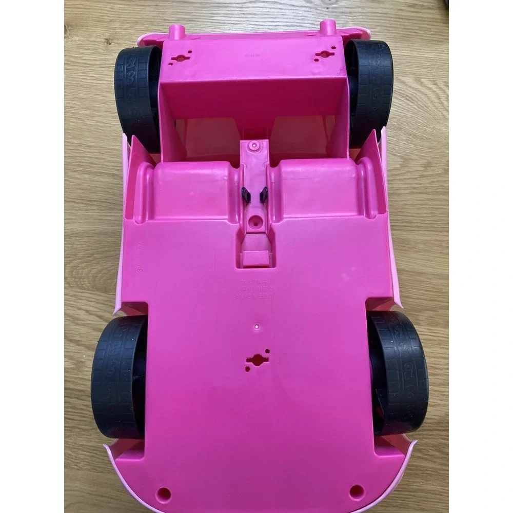 2010 MATTEL BARBIE GLAM PINK CONVERTIBLE‎ SPORTS CAR 2 SEATER FITS BARBIE DOLL